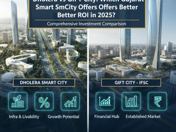 dholera vs gift city