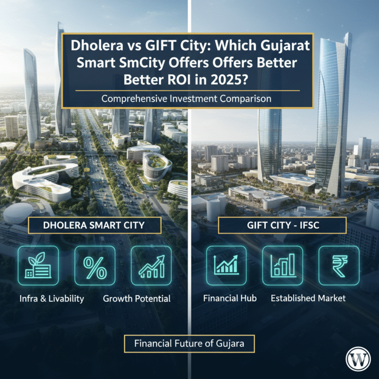 Dholera vs GIFT City: Which Gujarat Smart City Offers Better ROI in 2025? Comprehensive Investment Comparison