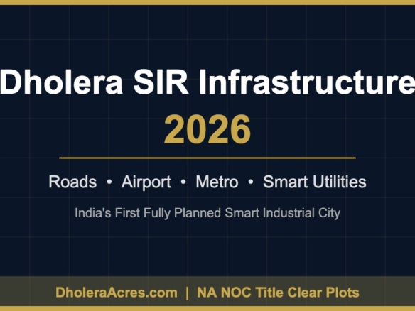 Dholera SIR Infrastructure 2026 – Roads Airport Metro and Smart Utilities