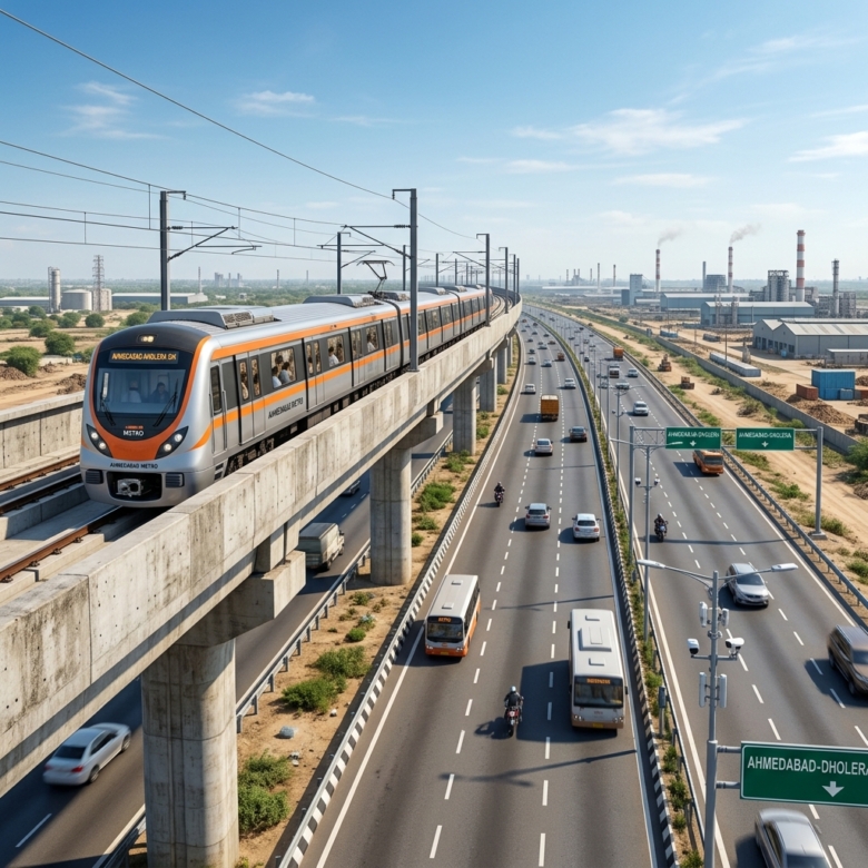Ahmedabad-Dholera Metro MRTS Station List: Transit-Oriented Development & Connectivity