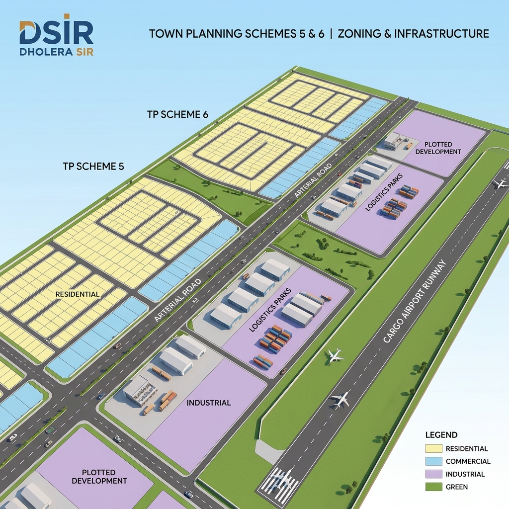 Dholera TP5 & TP6 Plots Layout