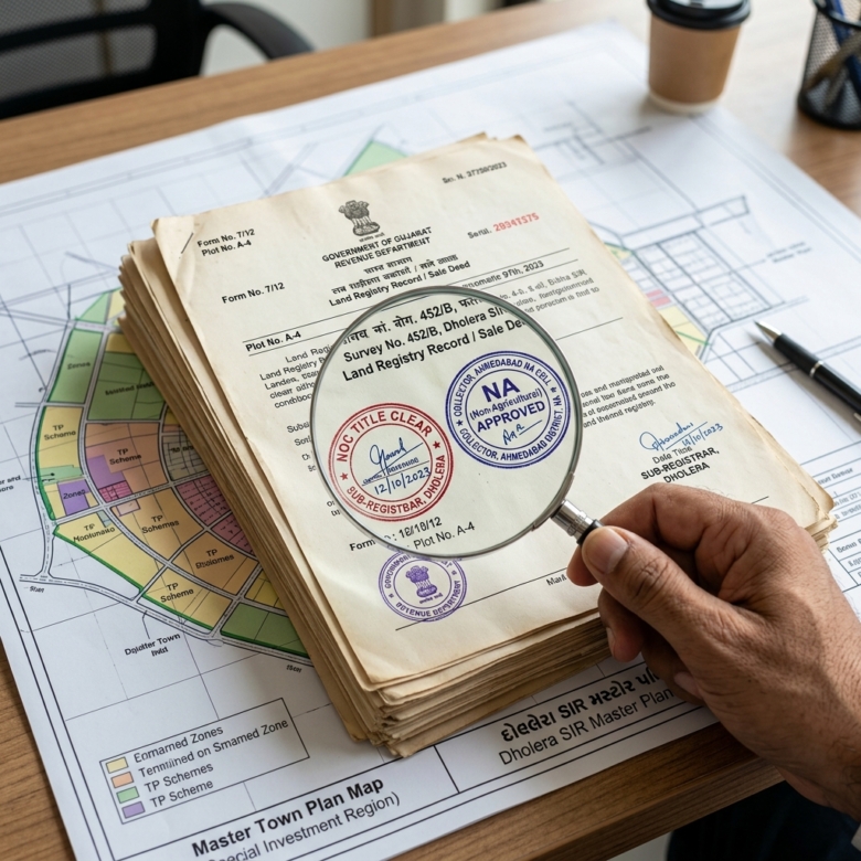 NA & NOC Status in Gujarat: How to Verify Title-Clear Plots in Dholera SIR