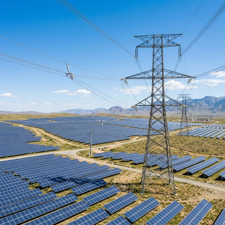 Dholera Solar Park Transmission Line: GPCL & GETCO Evacuation Grid