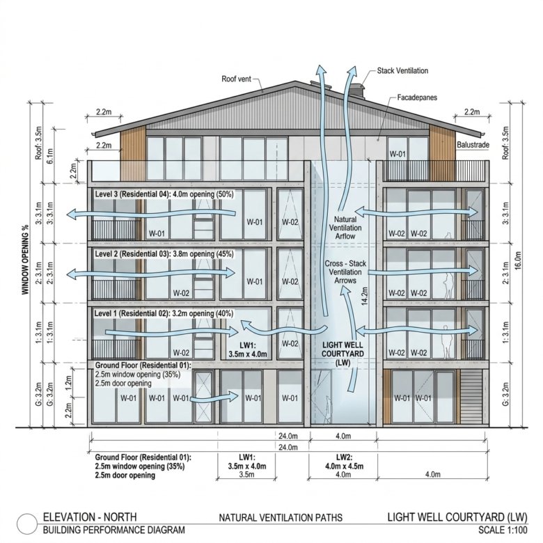 Dholera Building Ventilation Regulations: DSIRDA Window & Light Well Norms