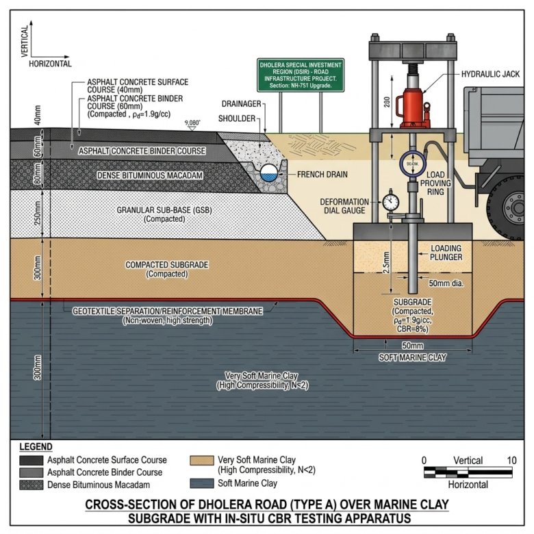 Dholera Soil Compaction Standards: DSIRDA Subgrade Engineering