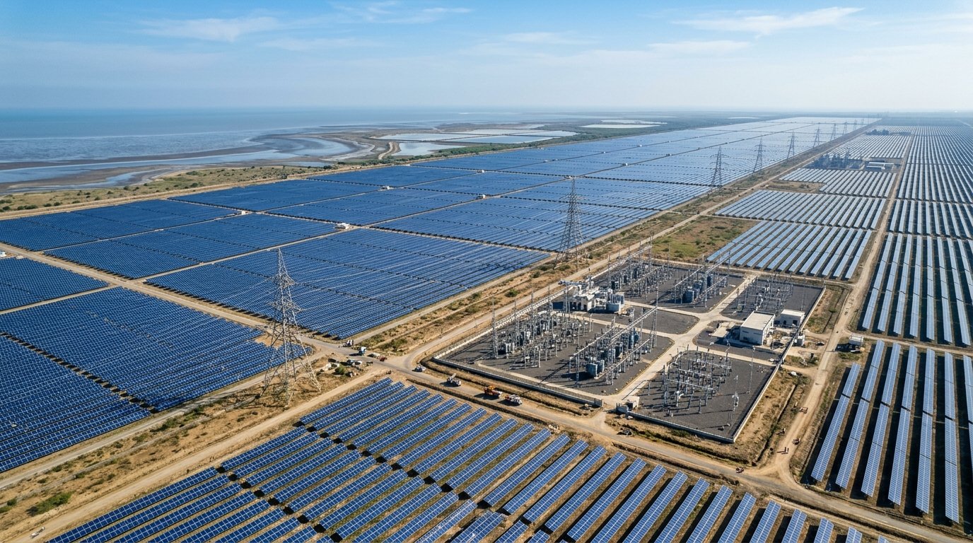 Dholera 5,000 MW Solar Park Phase 2 Status: Grid Transmission & Clean Energy Expansion 2026