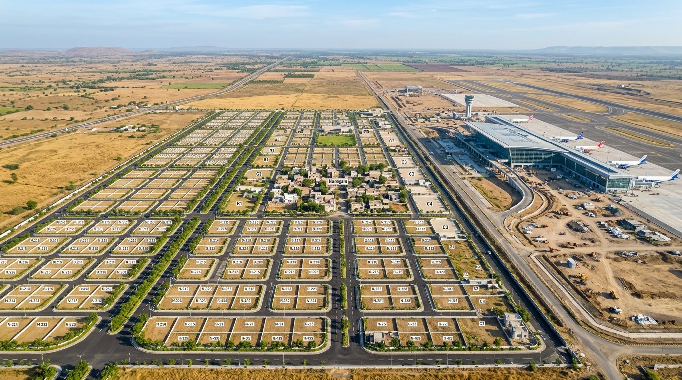 Navagam Village Dholera SIR Plot Prices: TP-3 Airport Gateway & Land Valuation 2026